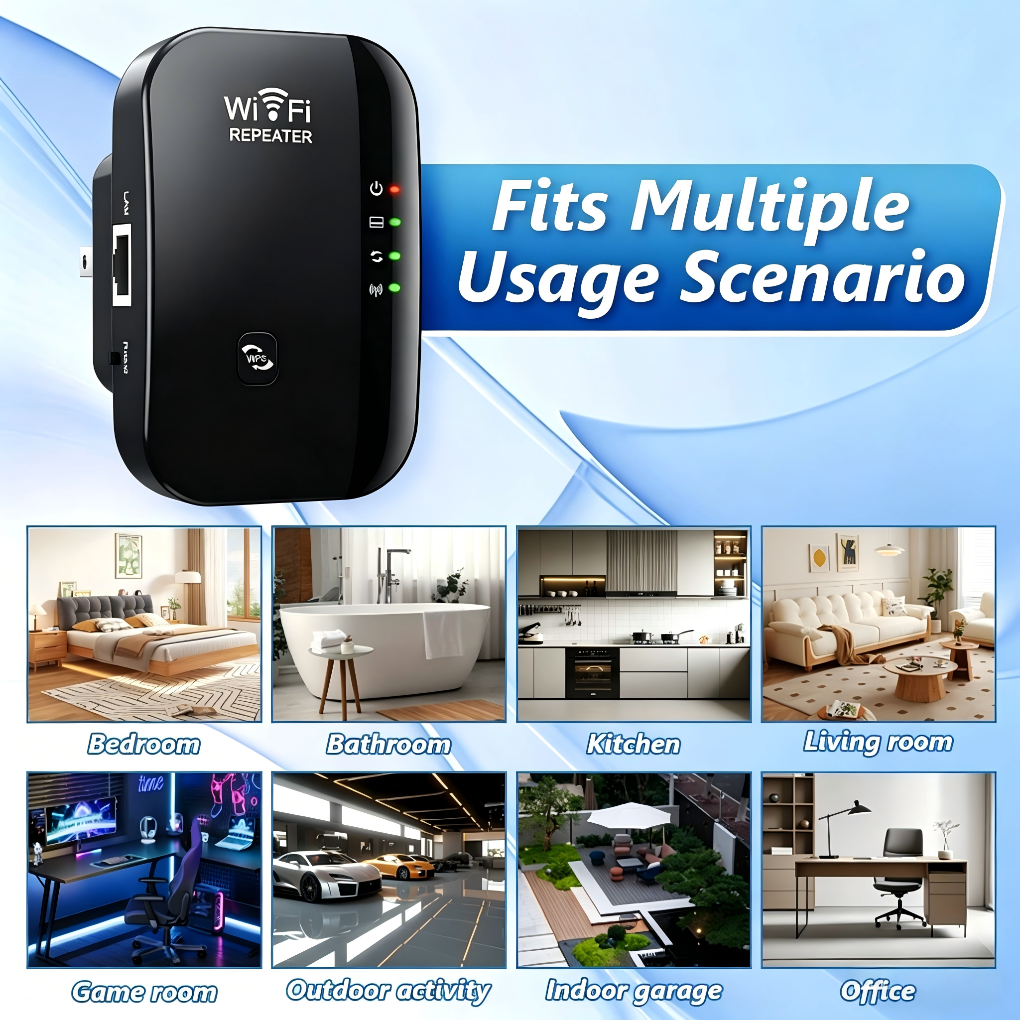 Wireless 300M 2.4GHz WiFi Rang - مراجعة Home Office Jobs وسعره