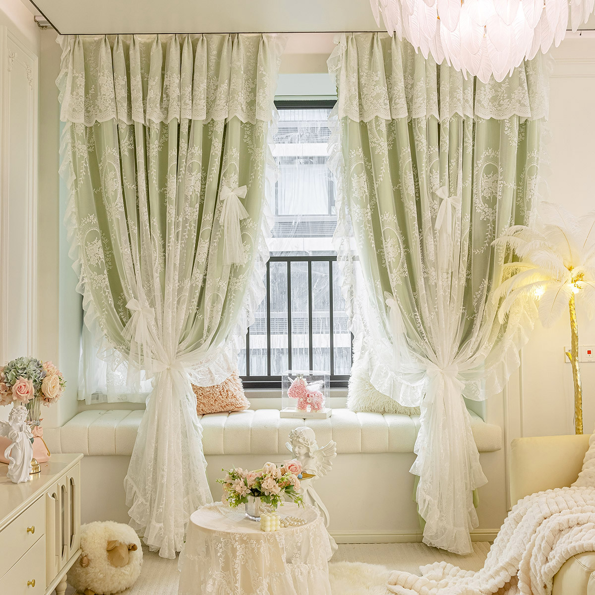 2025 New Double-layer Curtains - مراجعة Home Office Rate 2025 وسعره
