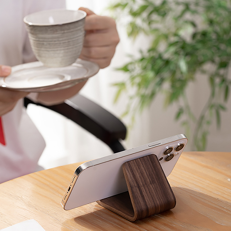 【C】Simple Wooden Phone Holder  - مراجعة Home Office Call Center وسعره