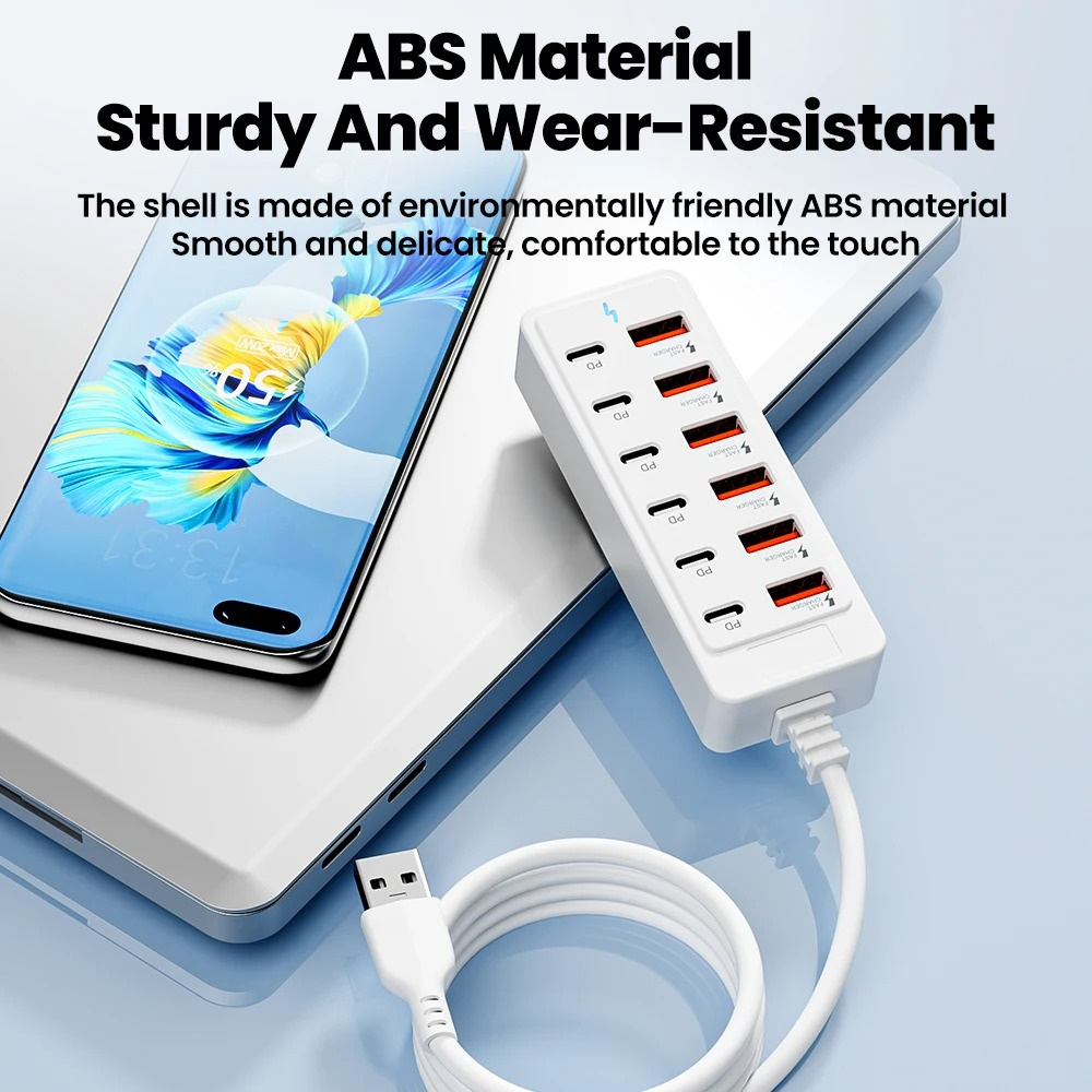 12in1 Power Strip Desktop Supe - مراجعة Home Office Call Center وسعره