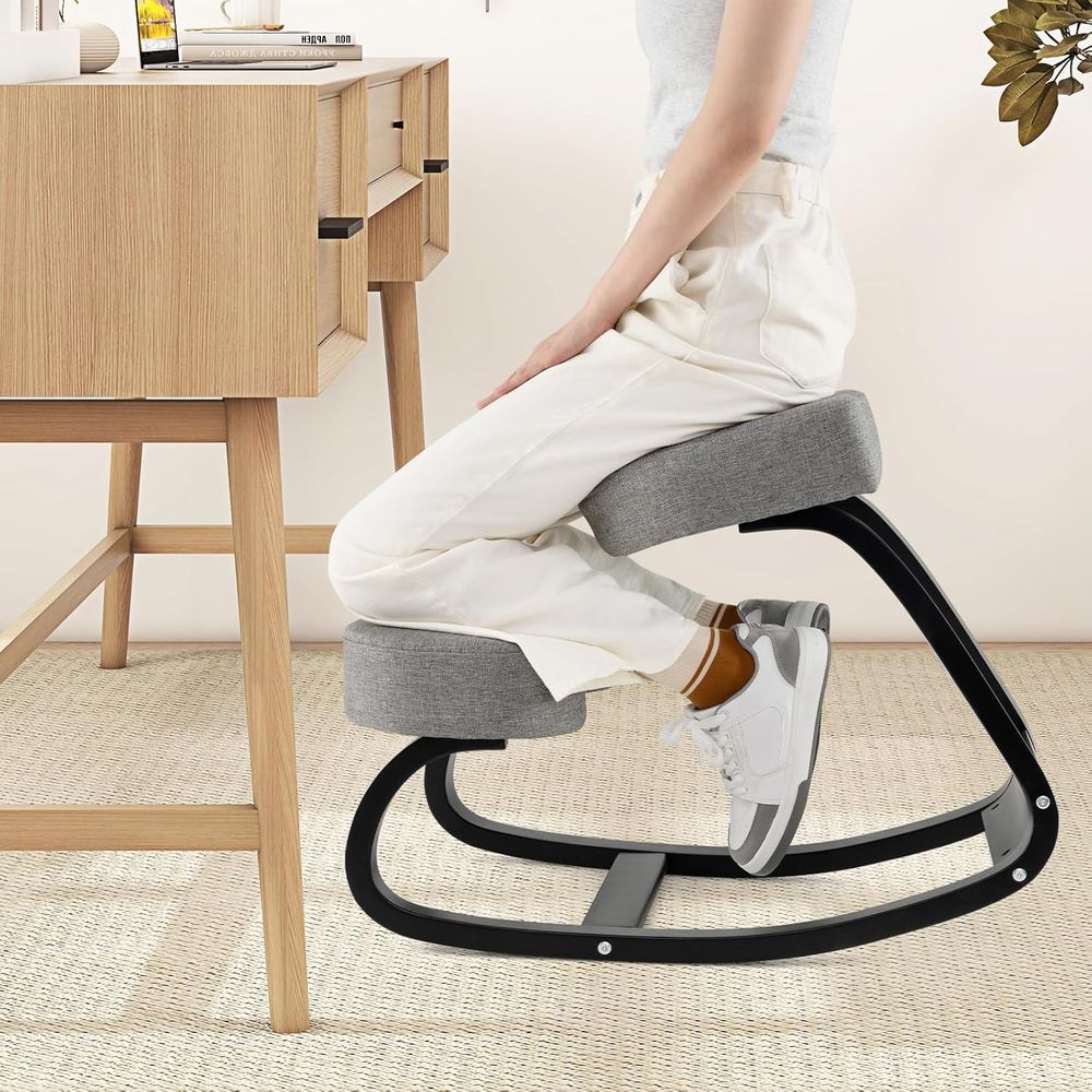 Ergonomic Kneeling Chair with  - مراجعة Ergonomic Office Chair وسعره