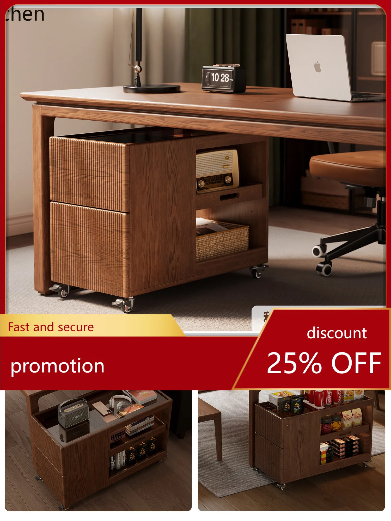 W5.19 Solid Wood Desk Study Ro - مراجعة Free Home Office وسعره