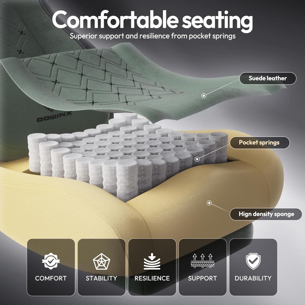 Big and Tall Fabric Gaming Cha - مراجعة Ergonomic Office Chair وسعره