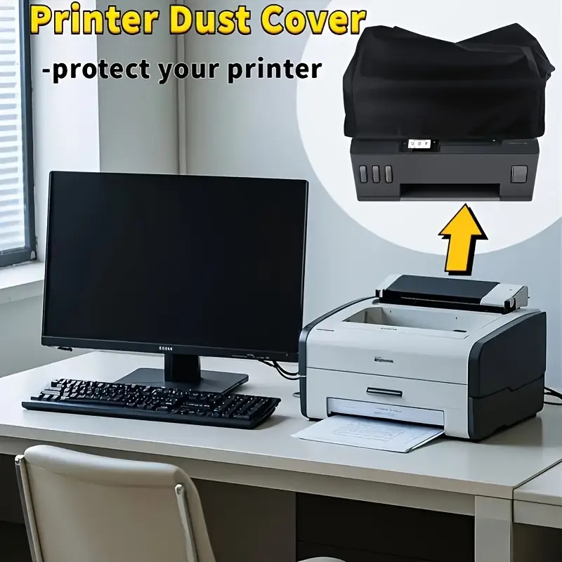 1pc Printer Cover-Sturdy And D - مراجعة Laser Printer Home وسعره