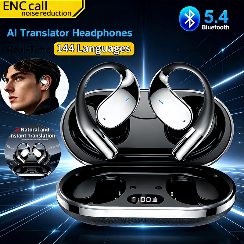 2026 New AI Translation Earbud - مراجعة Home Office Headset وسعره