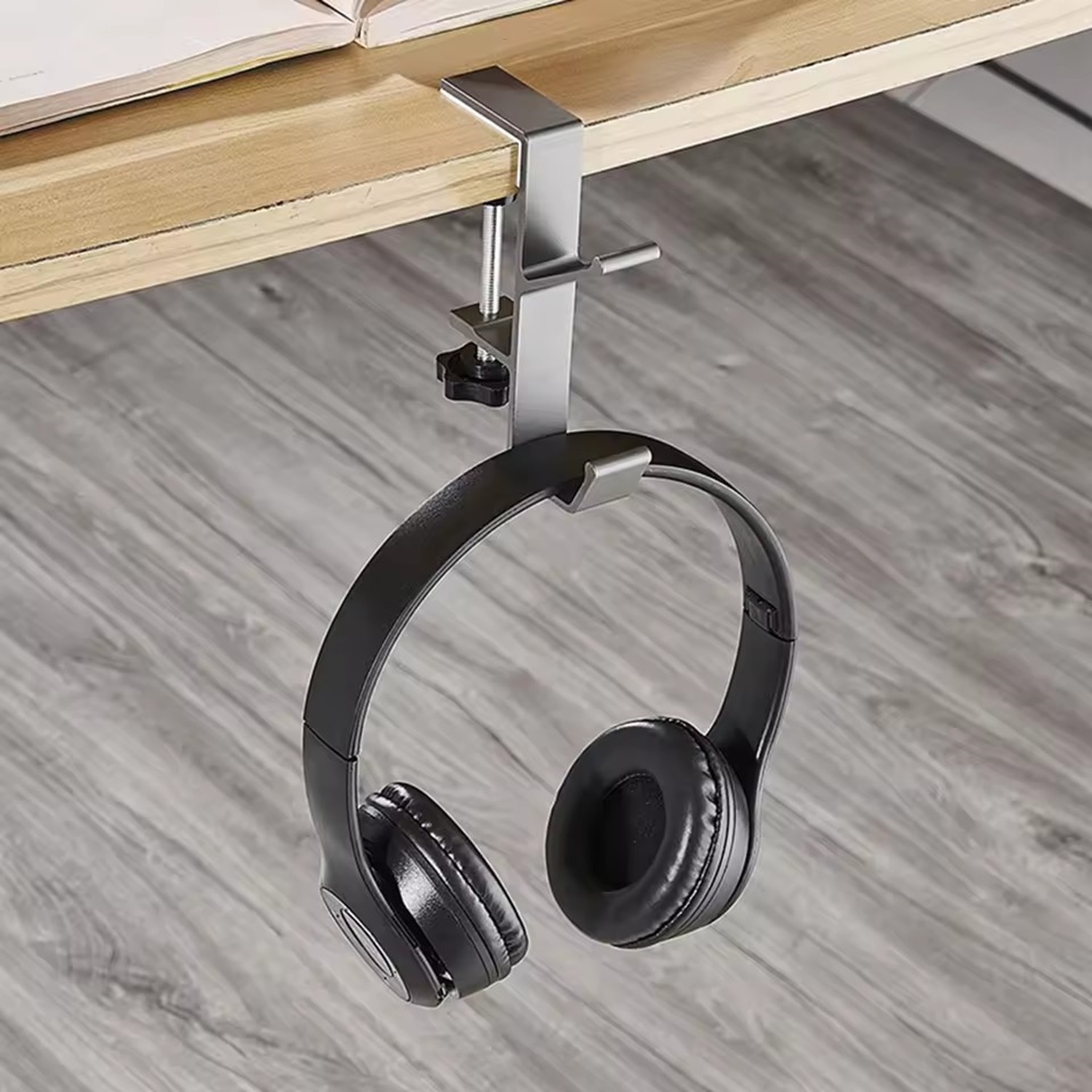 1/2pc Adjustable Desk Edge Hoo - مراجعة Home Office Headset وسعره
